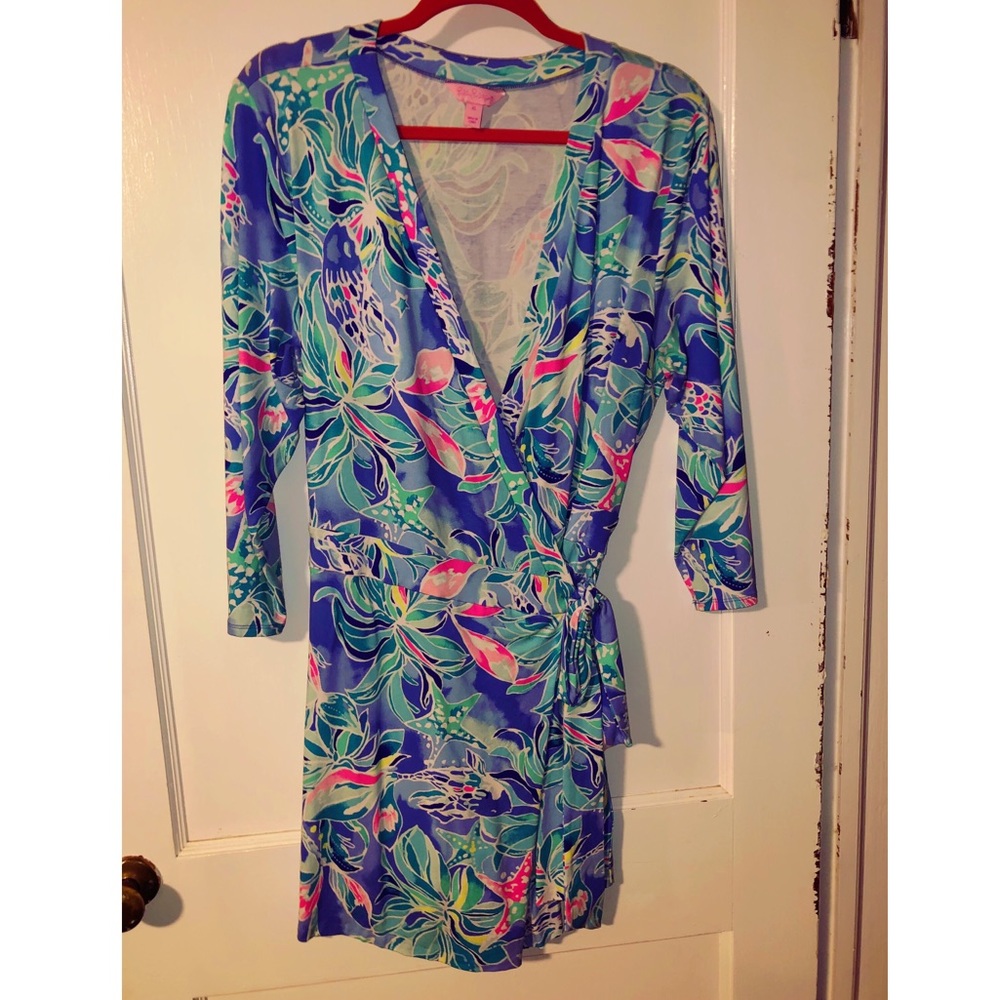 Lilly Pulitzer Karlie Romper - Celestial Seas - XL